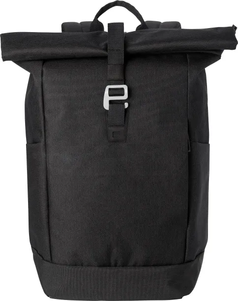 Oberon rolltop ruksak od poliestera (600D) Crna