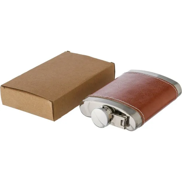  Hip flask 100 ml brown