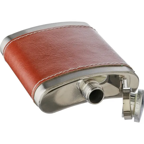  Hip flask 100 ml brown