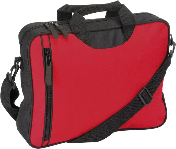 NICOLA polyester (600D) shoulder bag Crvena