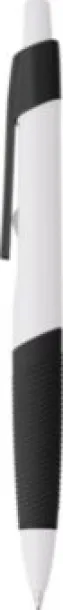 Devon ABS ballpen with rubber grip  Crna