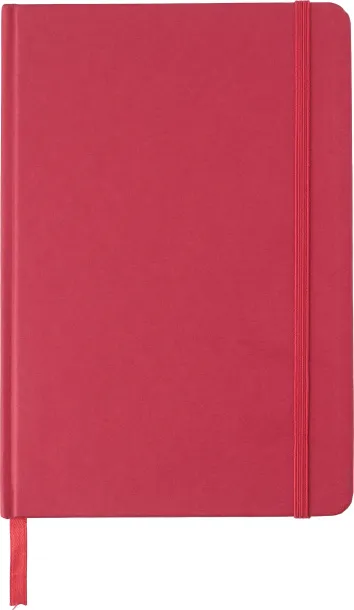 Evangeline Recycled carton notebook (A5)  Crvena