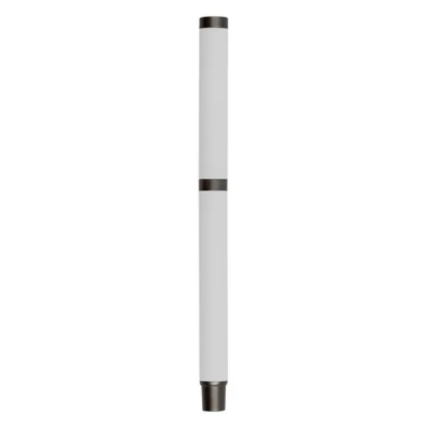 Geraldine Gel ball pen with cap white