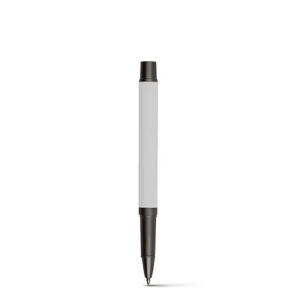 Geraldine Gel ball pen with cap white