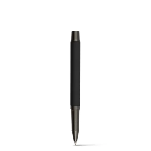 Geraldine Gel ball pen with cap Crna