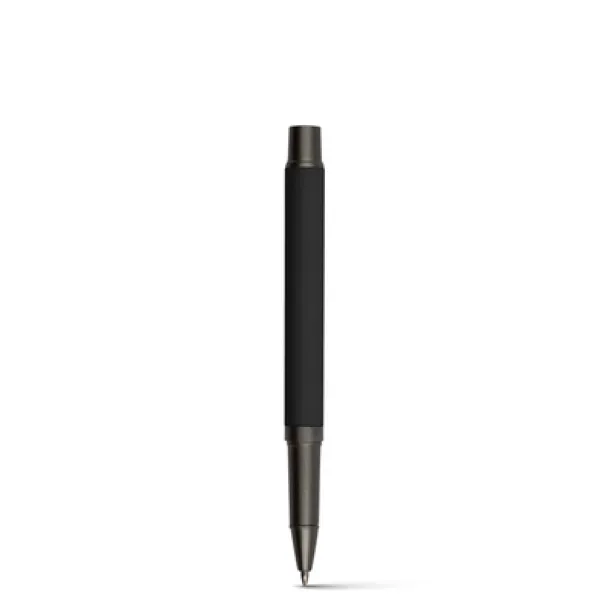 Geraldine Gel ball pen with cap black