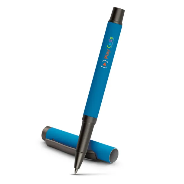 Geraldine Gel ball pen with cap Mornarski plava