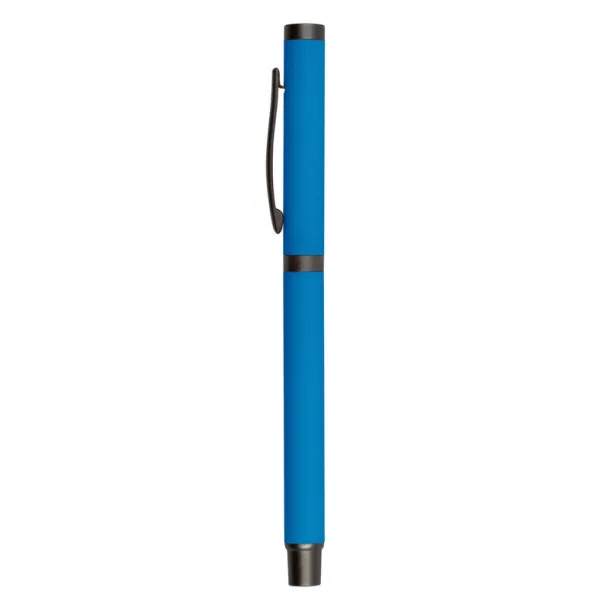 Geraldine Gel ball pen with cap navy blue