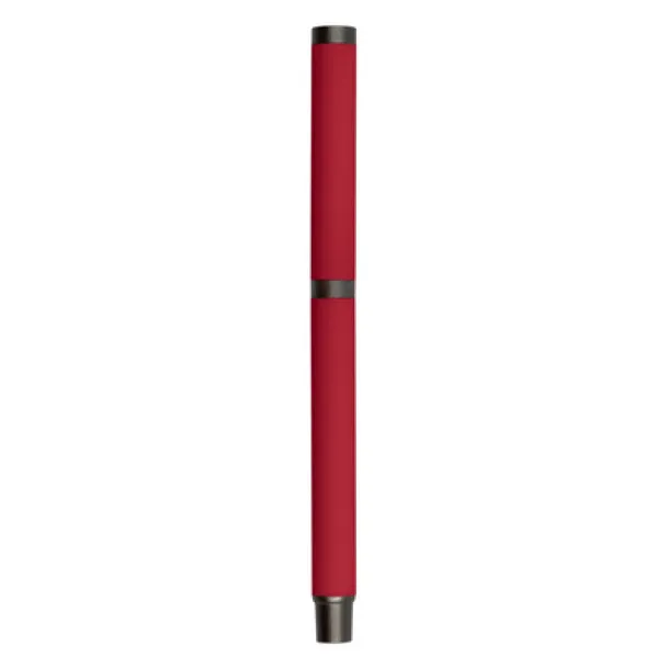 Geraldine Gel ball pen with cap red