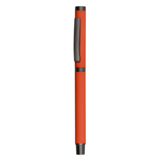 Geraldine Gel ball pen with cap orange