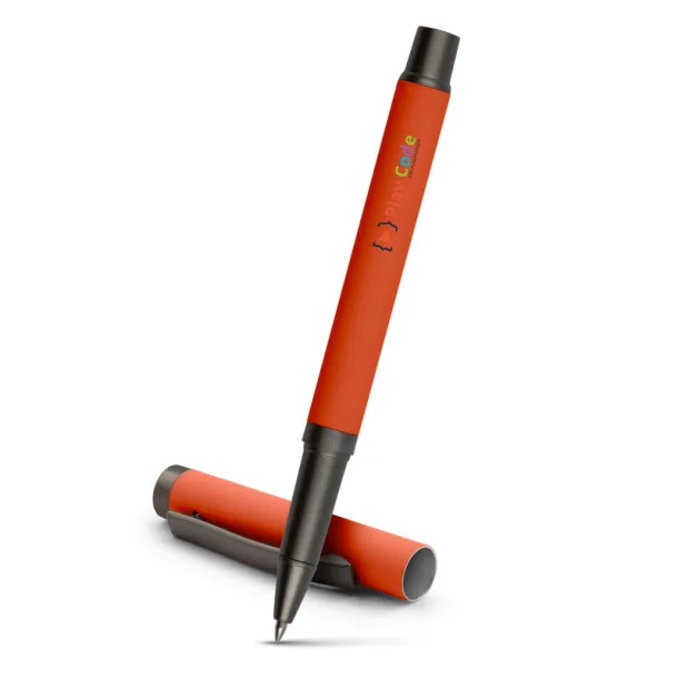 Geraldine Gel ball pen with cap Narančasta