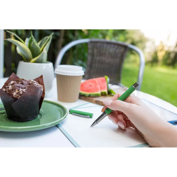 Geraldine gel kemijska olovka s poklopcem Narančasta