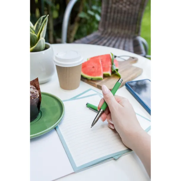 Geraldine gel kemijska olovka s poklopcem Narančasta