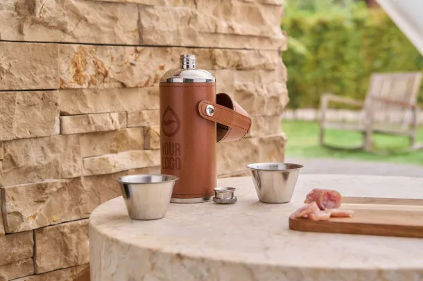 BROCK Recycled stainless steel flask