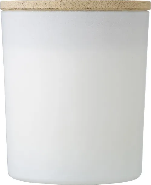 Josiah Glass candle  Bijela