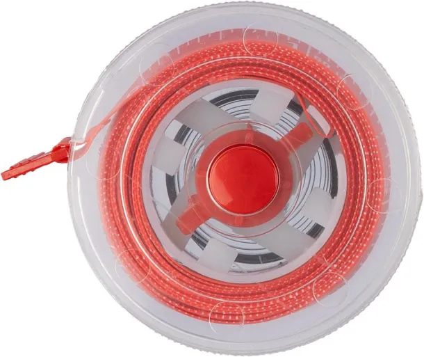 Theo Plastic retractable tape measure  red