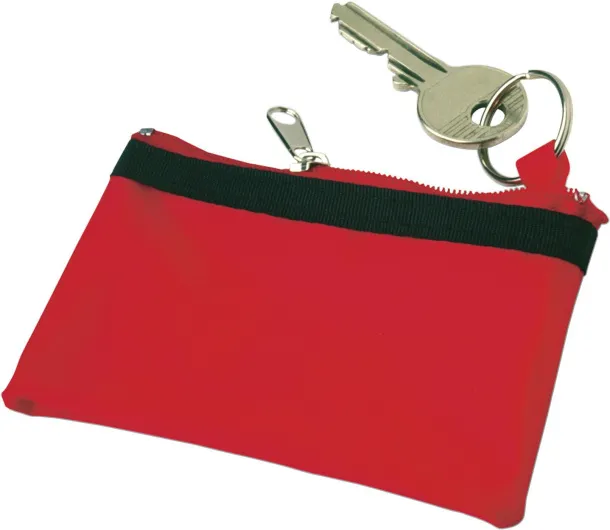  Nylon (70D) key wallet Sheridan red