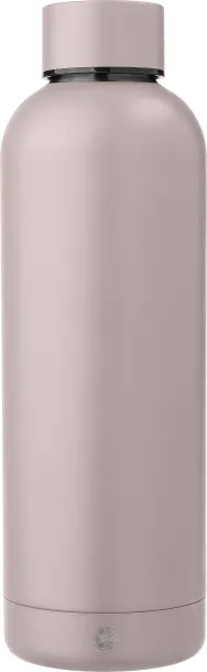 ISAIAH Recycled stainless steel bottle pastel pink