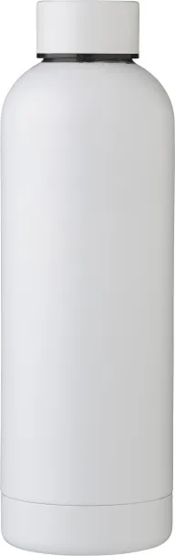 ISAIAH Recycled stainless steel bottle white