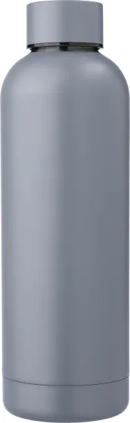 ISAIAH Recycled stainless steel bottle grey