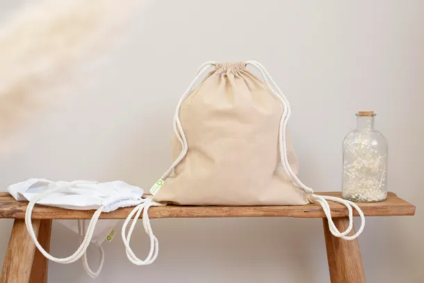 Joy Recycled cotton drawstring bag