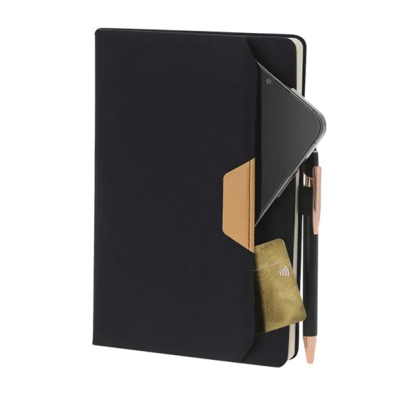  RPET notebook approx. A5 black