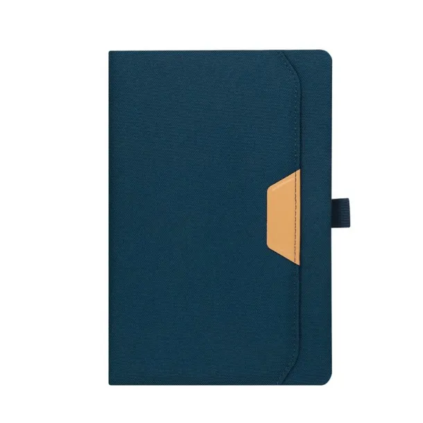  RPET notebook approx. A5 navy blue