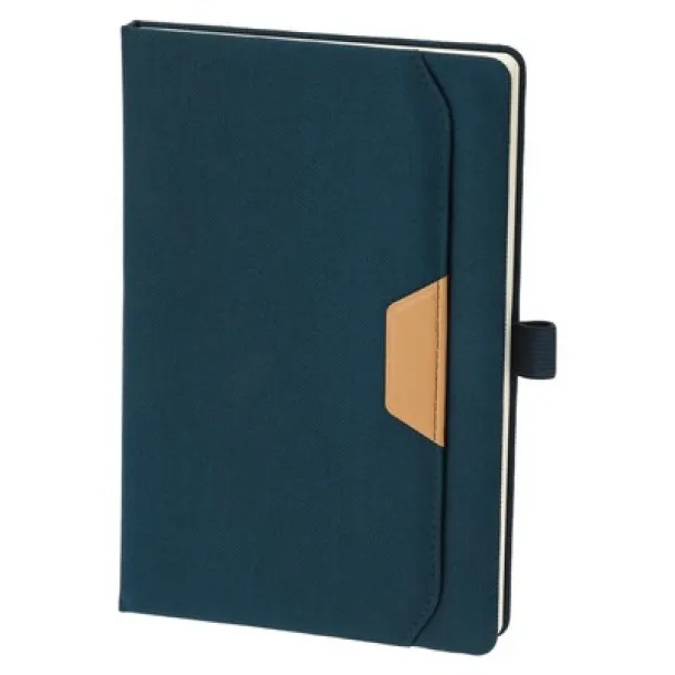  RPET notebook approx. A5 navy blue