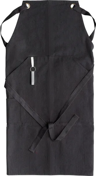 LIANA Polyester and cotton apron black