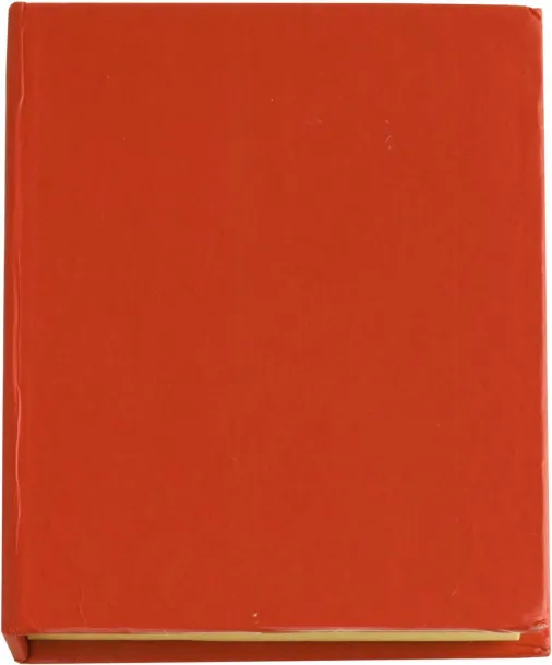 DUKE Cardboard holder with sticky notes Crvena