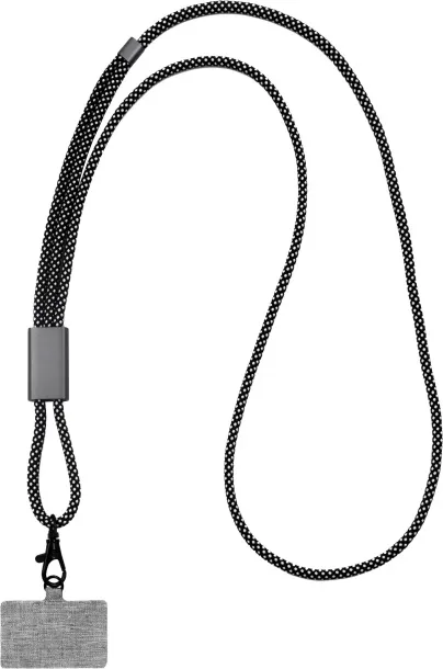  BrandCharger Lany lanyard - BrandCharger gun metal