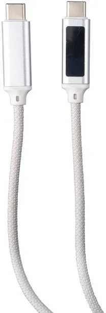 Gerd Nylon charging cable 100W light grey