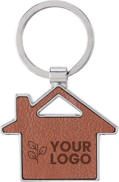 Jim Recycled leather keychain 