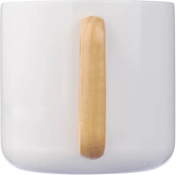 Dwight Recycled stainless steel double-walled mug 400 ml  Bijela