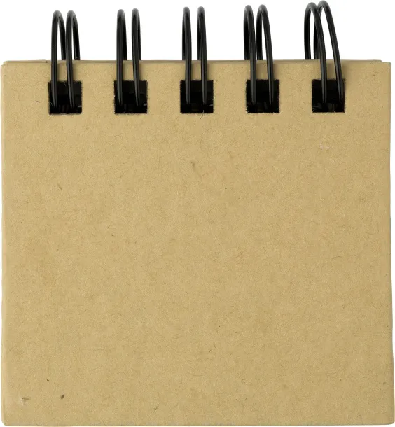 CLEMENCE Cardboard memo folder brown