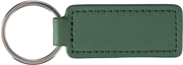 Sabrina Apple leather and PU keychain  Zelena