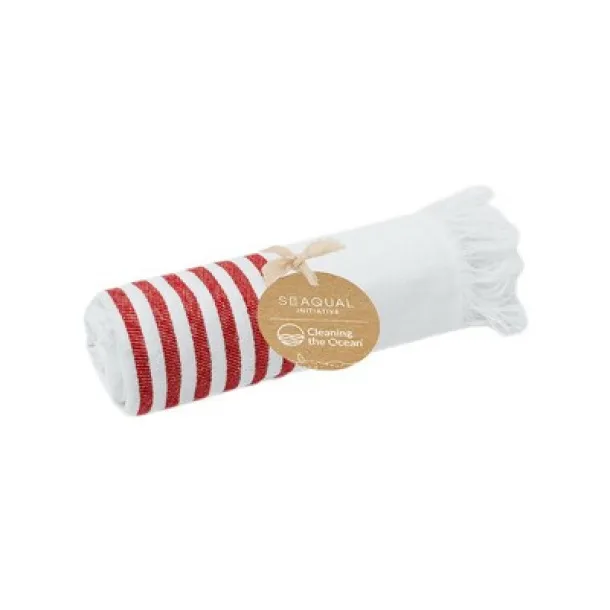  Recycled cotton towel red