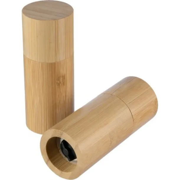  Salt and pepper mill set brown