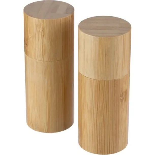  Salt and pepper mill set brown