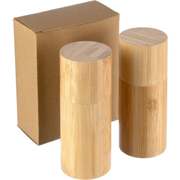  Salt and pepper mill set brown