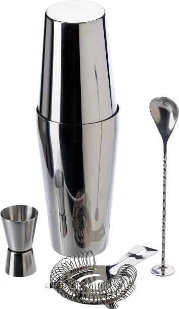 TATIANA Stainless steel cocktail set Crna