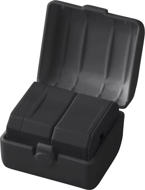 COBY ABS travel adapter Crna