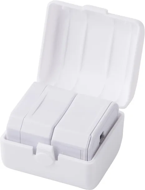 COBY ABS travel adapter Bijela
