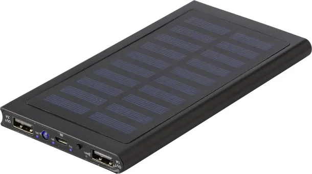 ADRIANA ABS and aluminium solar charger, 8.000 mAh