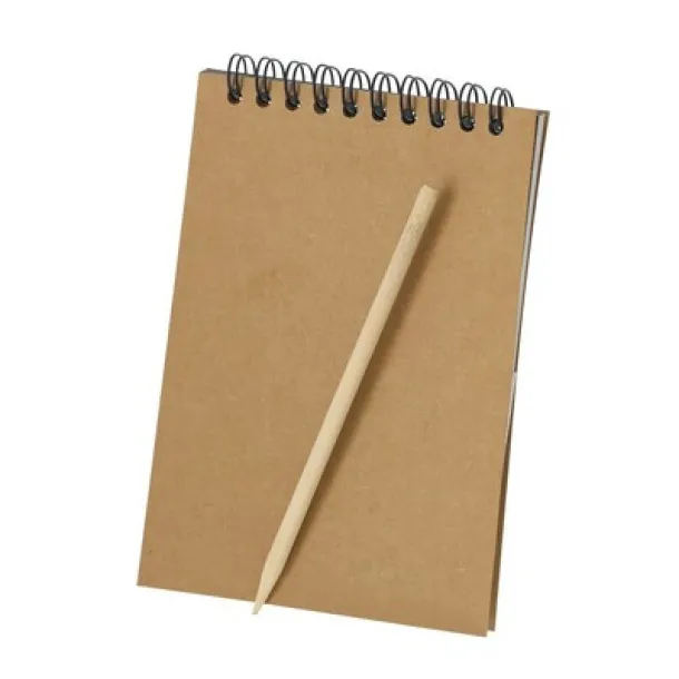  Scratch off notebook approx. A6, scratch paper beige