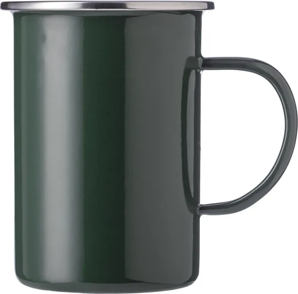 Ayden Enamel mug (450 ml) green