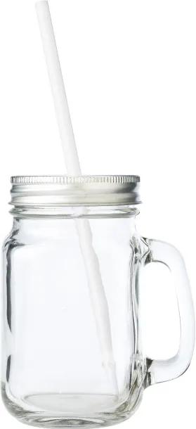 SAKINA Glass mason jar neutral