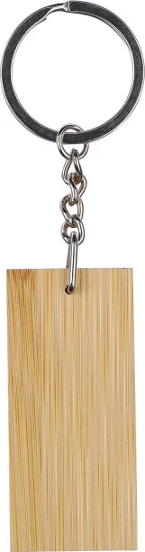 Geoffrey Bamboo keychain Crna