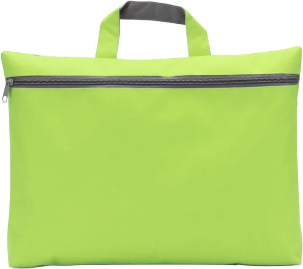 ELFRIEDA Polyester (600D) conference bag lime