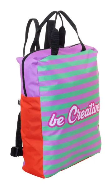 SuboBag Slimback personalizirani RPET ruksak za laptop, 15" Crna Bijela